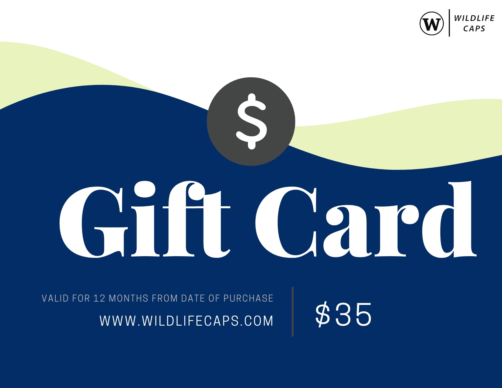 WILDLIFE CAPS Gift Card - WILDLIFE CAPS