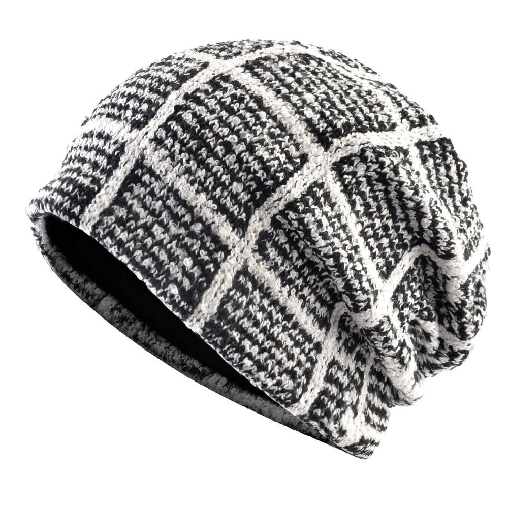 knit-plaid-comfort - WILDLIFE CAPS