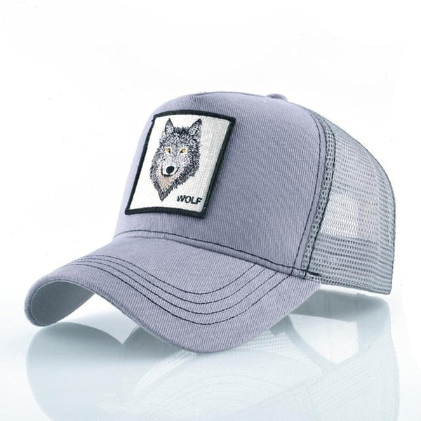 Snapback Hats for Men & Women Animal Wildlife Timber Wolf A Acrylic Flat  Bill Baseball Cap Silver at  Men's Clothing store